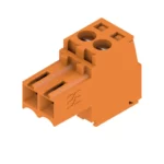 BL 3.50/02/180 SN OR BX Conector hembra para PCB 2P Paso 3.5mm 180° Naranja