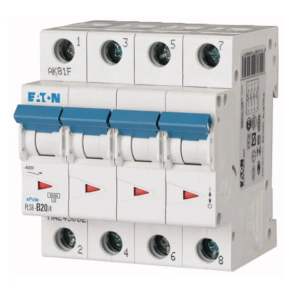 PLS6-C20/3N-MW Xpole Interruptor termomagnético (ITM) 3P+N 20A 6kA Curva C