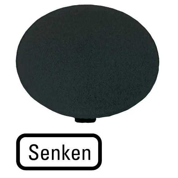 M22-XDP-S-D18 RMQ-Titan Placa para Botón tipo Hongo color Negro -SENKEN-