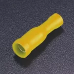 Terminal tipo bala hembra aislado 4-6mm² 12-10AWG 100pz Amarillo