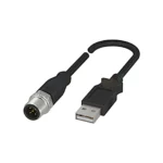 SCM-USM12 Convertidor de comunicación serial USB 2.0 tipo A/M12 Macho 5P 2mt