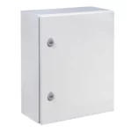 ARGENTA Gabinete mural de chapa de acero 1P 500Hx400Wx200Dmm RAL7035 IP66