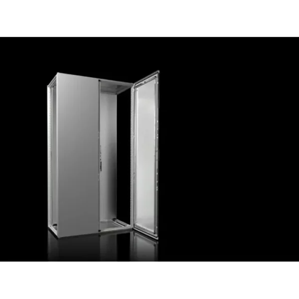 VX25 Armario de chapa de acero 2200Hx1200Wx600Dmm 2 Puertas IP55 NEMA 12 RAL7035