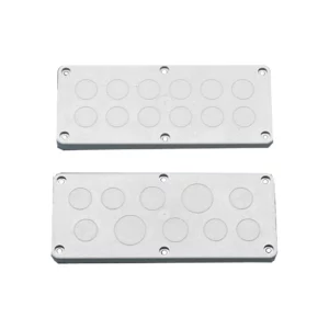 KL Placa de entrada de cables con 12 pretaladros PG13 de 220Hx90Wmm 5 piezas