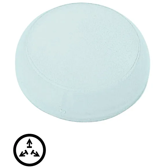 M22-XL-W-X15 RMQ-Titan Lente para luz piloto D-Plano Blanco Símbolo -RELEASE-
