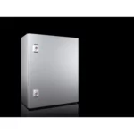 AX Gabinete mural de acero inoxidable AISI304 1P 500Hx400Wx210Dmm IP66 NEMA 4X