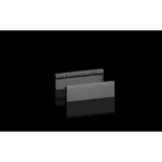 VX Zócalo lateral de chapa de acero 100x500mm RAL 9005