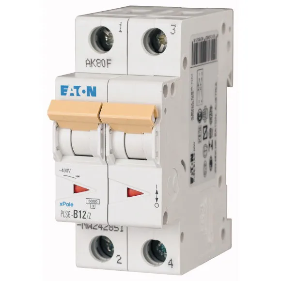 PLS6-C12/2-MW Xpole Interruptor termomagnético (ITM) 2P 12A 6kA Curva C