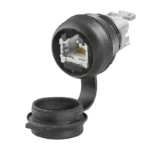 IE-FCM-RJ45-FJ-B FrontCom® Micro módulo con tapa RJ45 Cat.6A/IDC TIA-568B