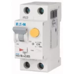 PKNM-16/1N/C/003-MW Xpole Interruptor RCCB/MCB 1P+N 16A 10kA 30mA Curva C