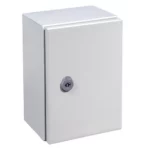 ARGENTA Gabinete mural de chapa de acero 1P 400Hx400Wx200Dmm RAL7035 IP66