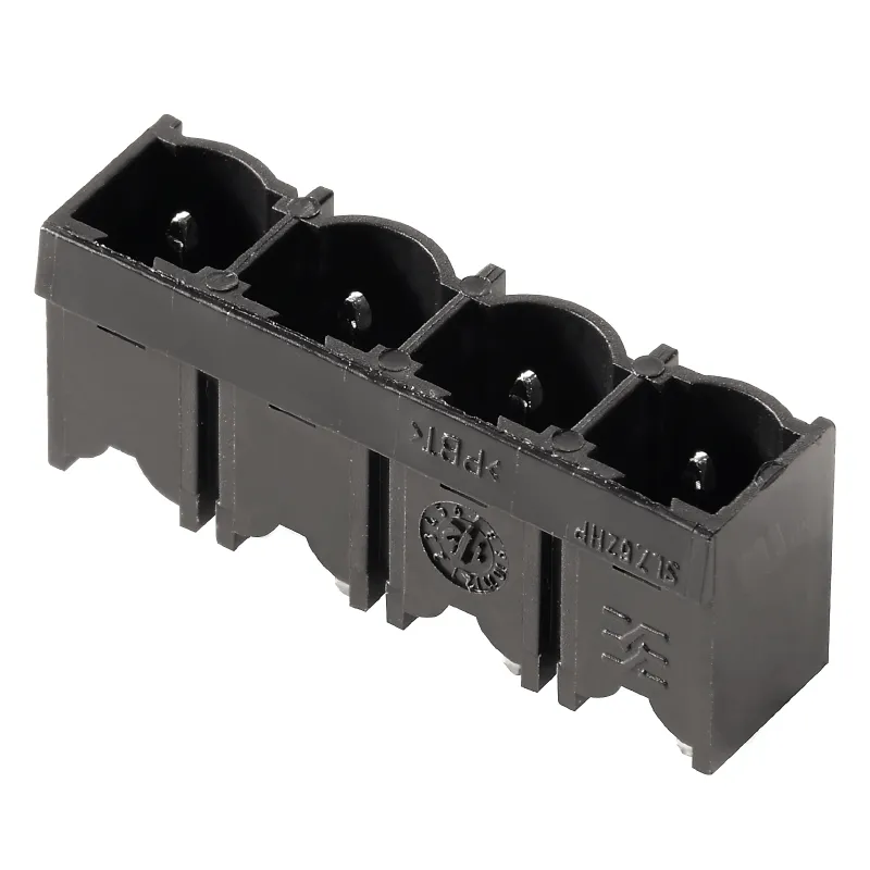 SL 7.62HP/08/180G 3.2SN BK BX Conector macho abierto lat 8P Paso 5mm 180° Negro