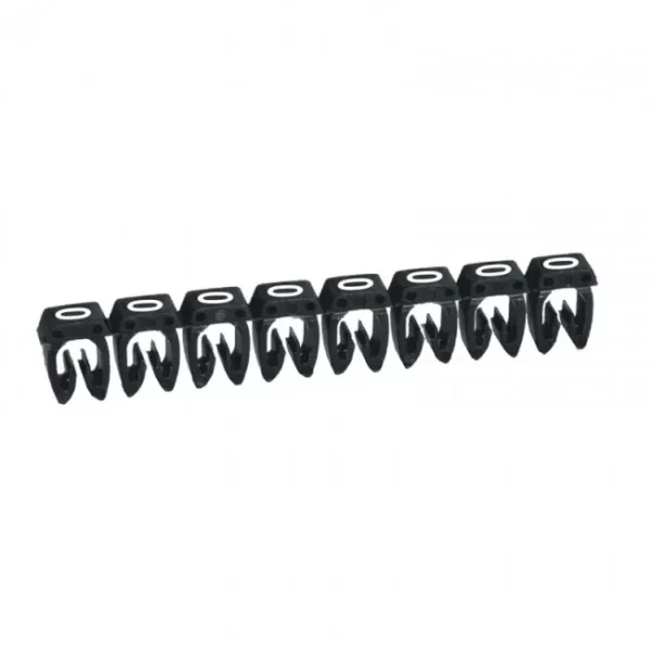 CAB 3 Identificador de cable 4-6mm² 12-10AWG Color negro Numero 0