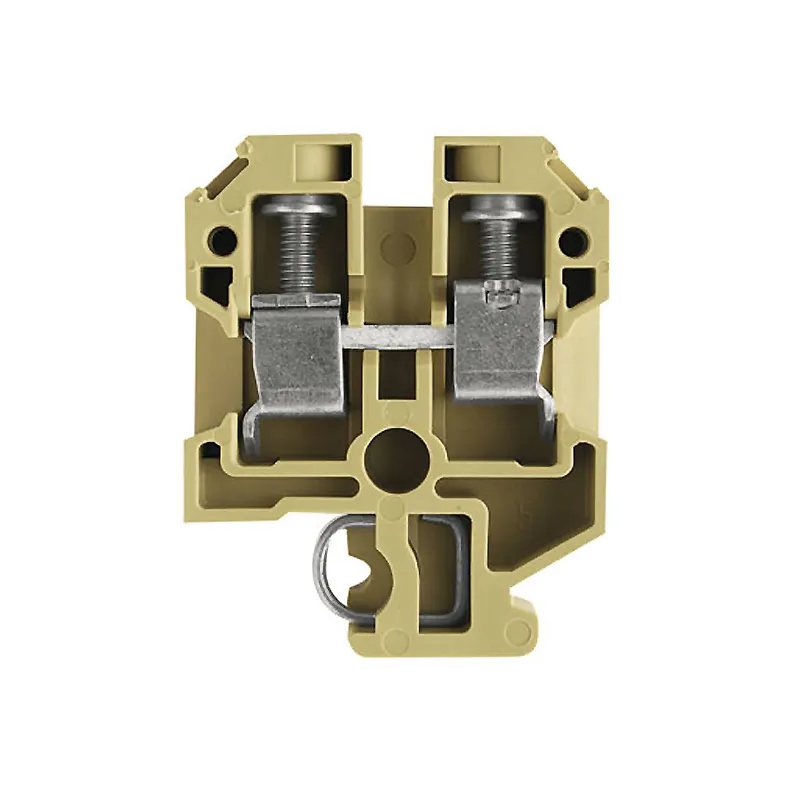 SAK 4 KRG Clema de paso en color beige 4mm² 22-12AWG 32A 800VCA