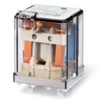 Relevador de potencia con aleta 6 pines 12VCD 1NA+1NC AgCdO 20A 250V