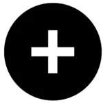 M22-XD-S-X4 RMQ-Titan Placa para Botón D-Plano Negro Símbolo -+-