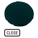 M22-XD-S-GB3 RMQ-Titan Placa para Botón diseño-Plano color Negro -UP-