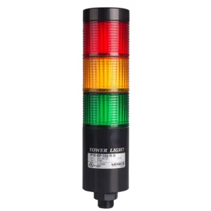 Torreta domo LED con montaje directo 56mm Luz 24VCA/CD 3 Stack Color RYG