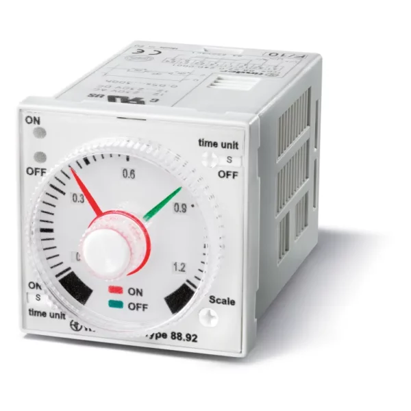 Temporizador cíclico asimétrico (inicio OFF) octal 12-240VAC/DC 2NA2NC 8A 250V