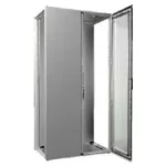 VX25 Armario de chapa de acero 2000Hx1000Wx600Dmm 2 Puertas IP55 NEMA 12 RAL7035