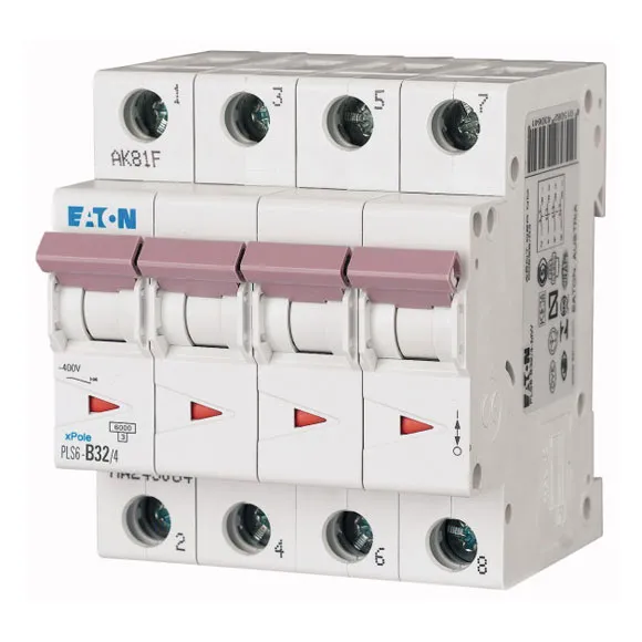 PLS6-C32/4-MW Xpole Interruptor termomagnético (ITM) 4P 32A 6kA Curva C