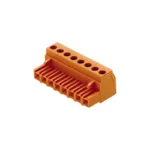 BLA 3 SN OR Conector hembra para PCB 3P Paso 5.08mm 180° Naranja