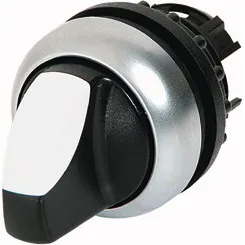 M22-WRK-GVP RMQ-Titan Selector tipo Palanca 2 posiciones B/plata 22mm Mantenido