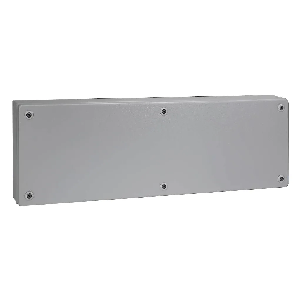KL Caja de bornes de chapa de acero 200Hx600Wx80Dmm IP66 RAL7035 Sin placa.Mont