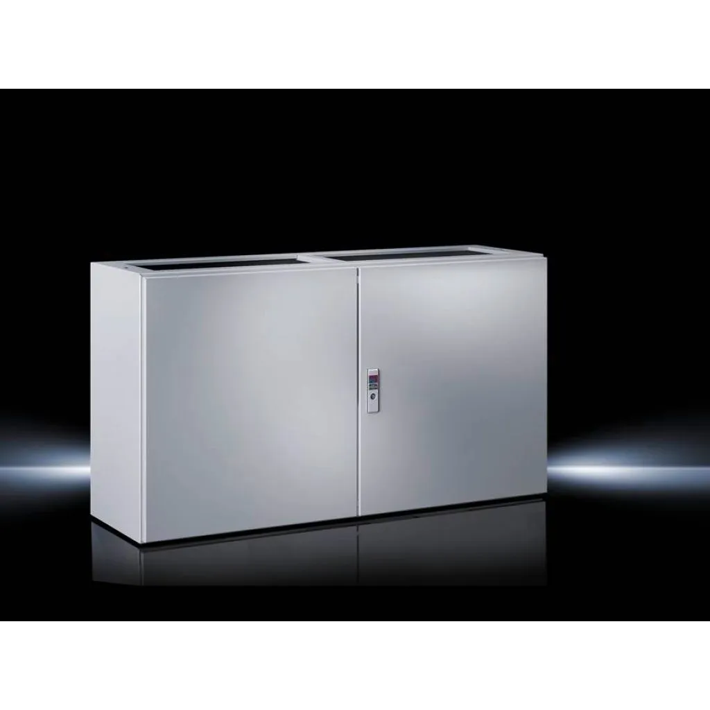 TP Pupitre sección inferior chapa de acero 675Hx1600Wx400Dmm 2P IP55 RAL7035