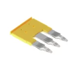 ZQV 6/3 GE Puente enchufable amarillo de 3 polos para WDU/ZDU/ZDK… de 6 mm²