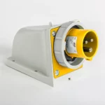Clavija mural 16A 2P+T 120VCA 4h Amarillo IP67