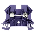 WDU 4 VI Clema de paso en color violeta 4mm² 26-10AWG 32A 800VCA