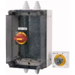 NZM2-XCI43-TVDVR caja aislada con manija 375HX250WX225Dmm 200A IP65 Tamaño 2