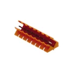 SL 5.00/06/135 3.2SN OR BX Conector macho abierto lat 6P Paso 5mm 135° Naranja