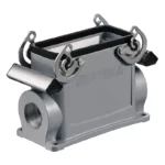 HDC 40D SBU 1PG29G Base cerrada para insertos 40P 2Ganchos Grupo 6 1xPG29 IP65