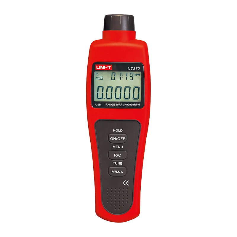 Tacómetro láser digital sin contacto interfaz USB 10-99,999RPM, 50-200mm