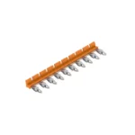 TCC 6.4/10 OR Puente enchufable de paso 6.4mm naranja 10 polos para TERMISERIES