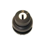M22S-WRS-MS* Selector con Llave MS2-MS20 2 posiciones B/negro 22mm Mantenido