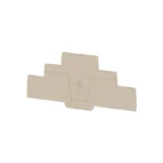 AEP 3T 2.5 Tapa final beige para clema A3T 2.5