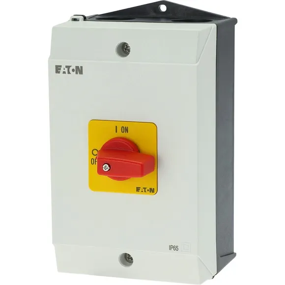 P1-32/I2-RT Interruptor CAM ON-OFF paro emergencia M/roja 3P 32A con ...
